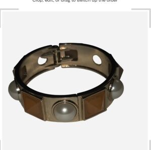 Y2K Womens Bracelet with Geometric Accents